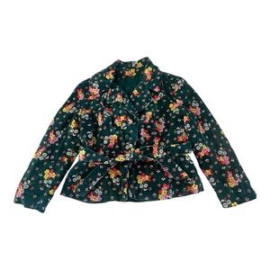 Vintage Corduroy Floral Jacket